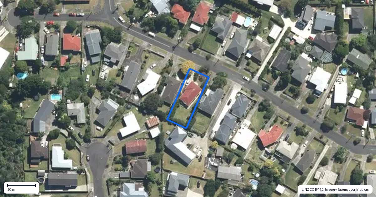 Property context map for 48 Kay Drive, Blockhouse Bay, Auckland