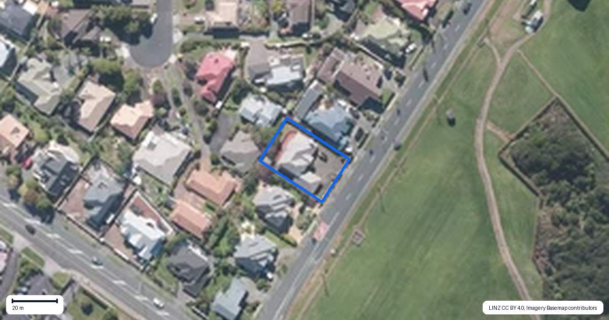 Property context map for 159 Somerville Road, Somerville, Auckland
