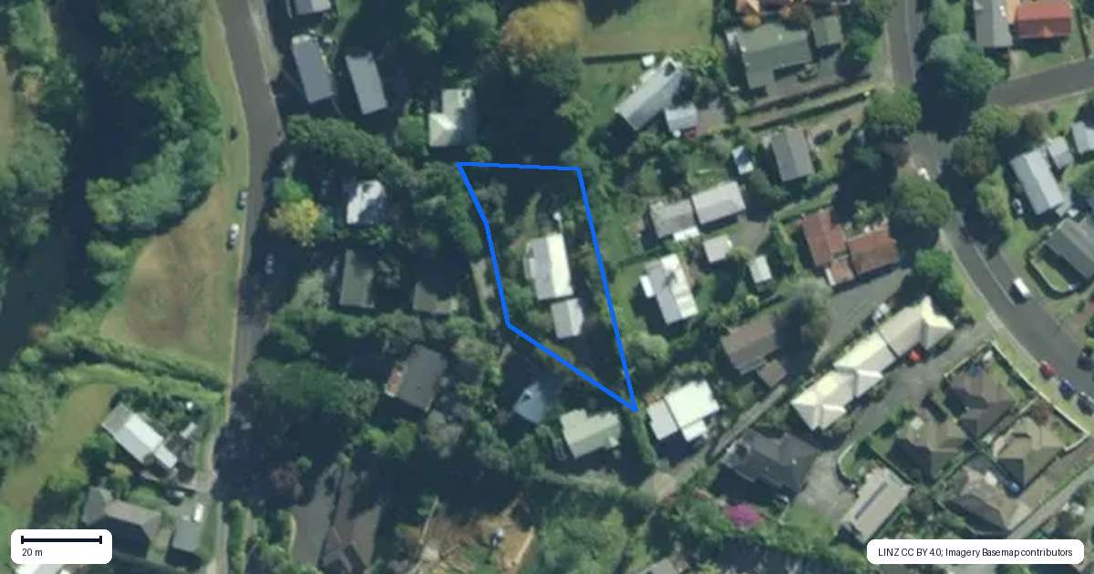 Property context map for 32 Amokura Drive, Kerikeri