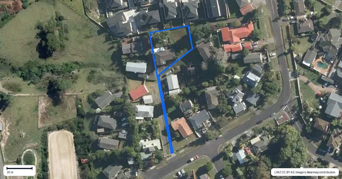 Property context map for 23 Wallace Road, Ranui, Auckland