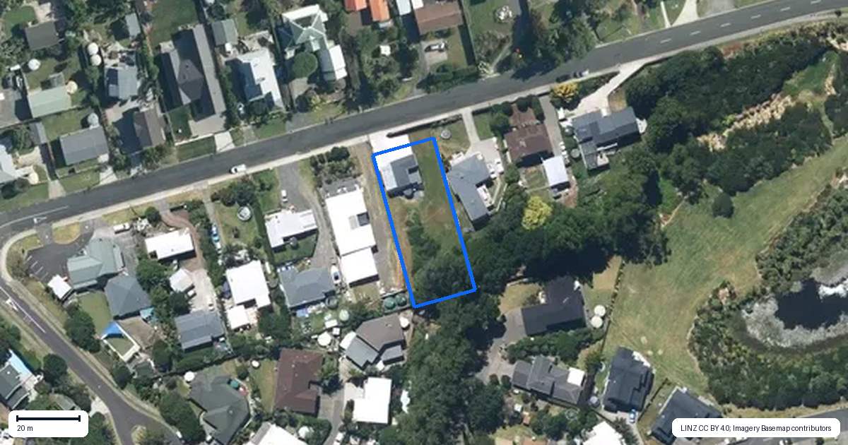 Property context map for 107 Third View Avenue, Beachlands, Auckland