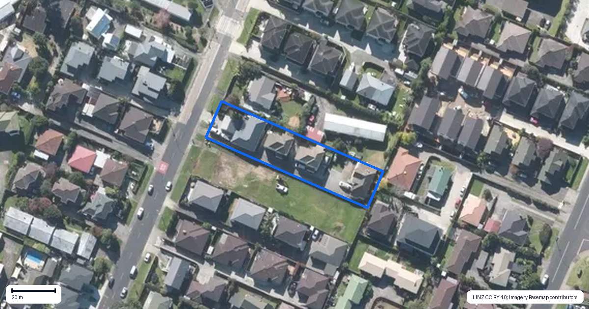 Property context map for 3/132 Wellington Street, Howick, Auckland