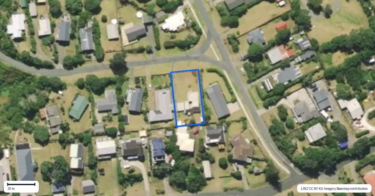 Property context map for 4 Bayly Street, Baylys Beach