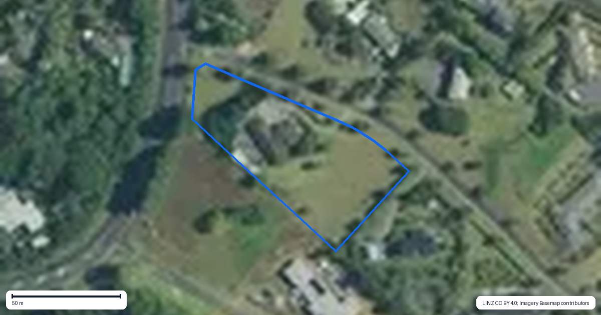 Property context map for 2 Palm Drive, Kerikeri
