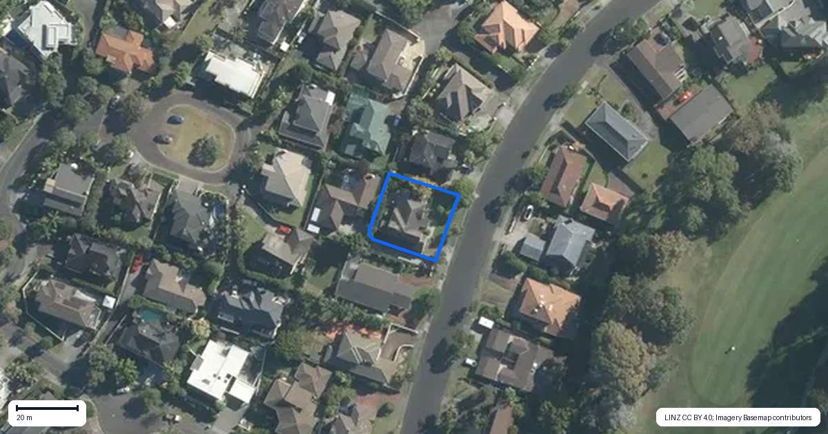 Property context map for 49A Panapa Drive, St Johns, Auckland
