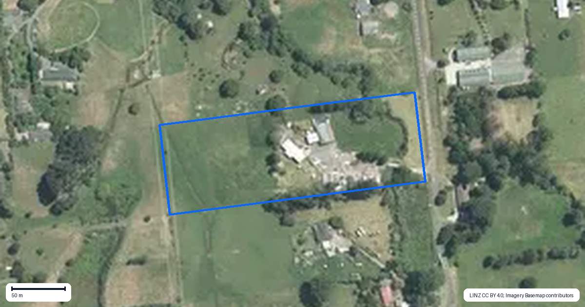 Property context map for 22 Dale Road, Ramarama, Drury