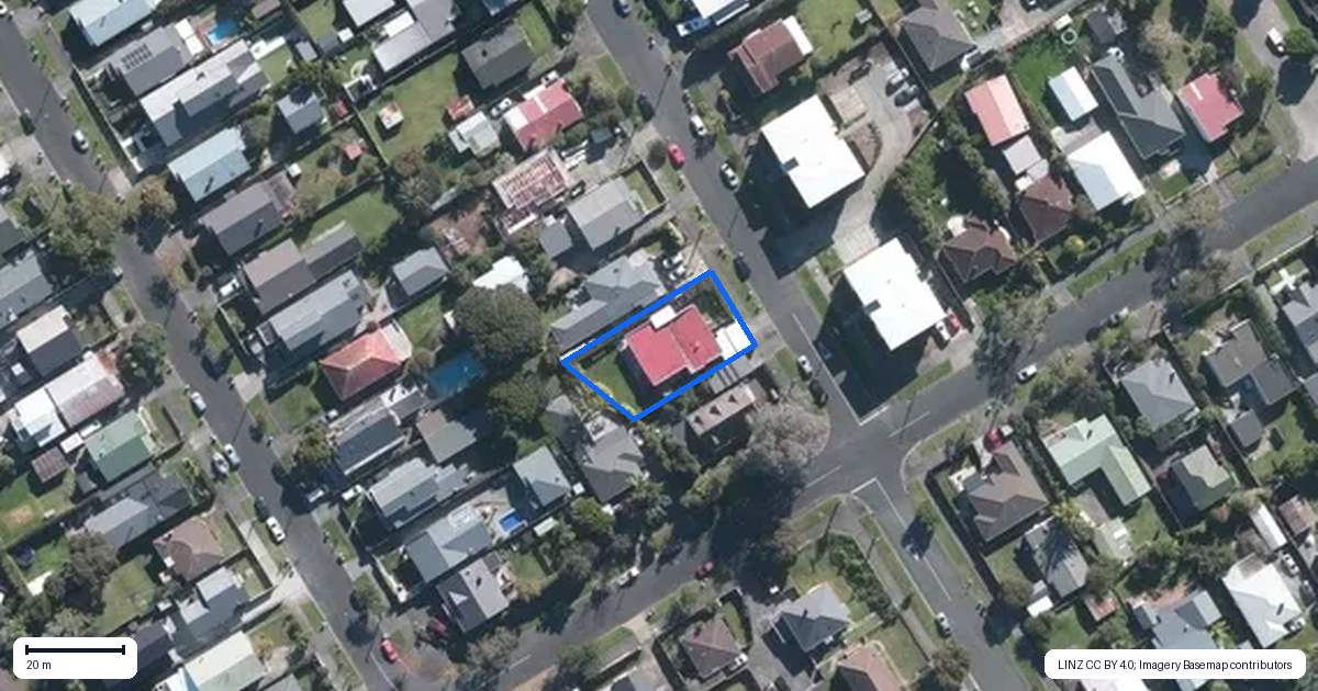 Property context map for 6 Rama Road, Point Chevalier, Auckland