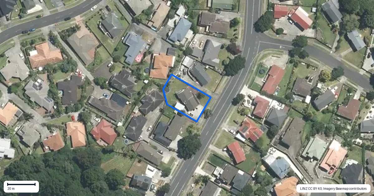 Property context map for 31 Everglade Drive, Goodwood Heights, Auckland