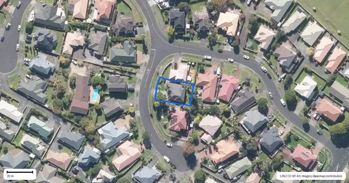 Property context map for 14A Cantora Avenue, Northpark, Auckland