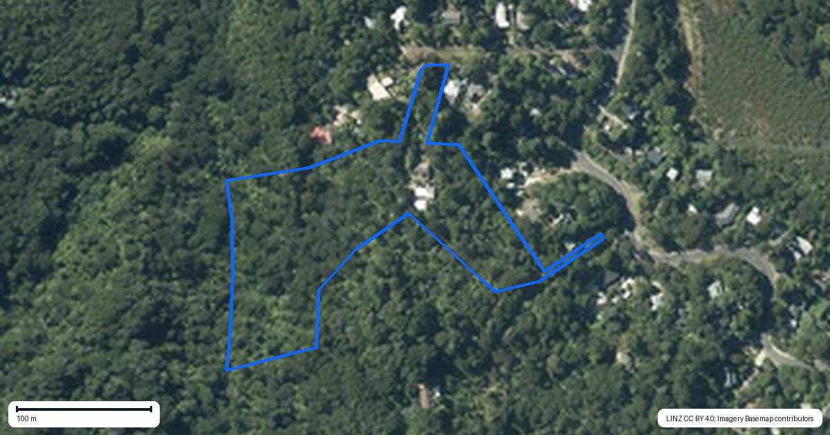 Property context map for 9 Brownie Road, Laingholm, Auckland