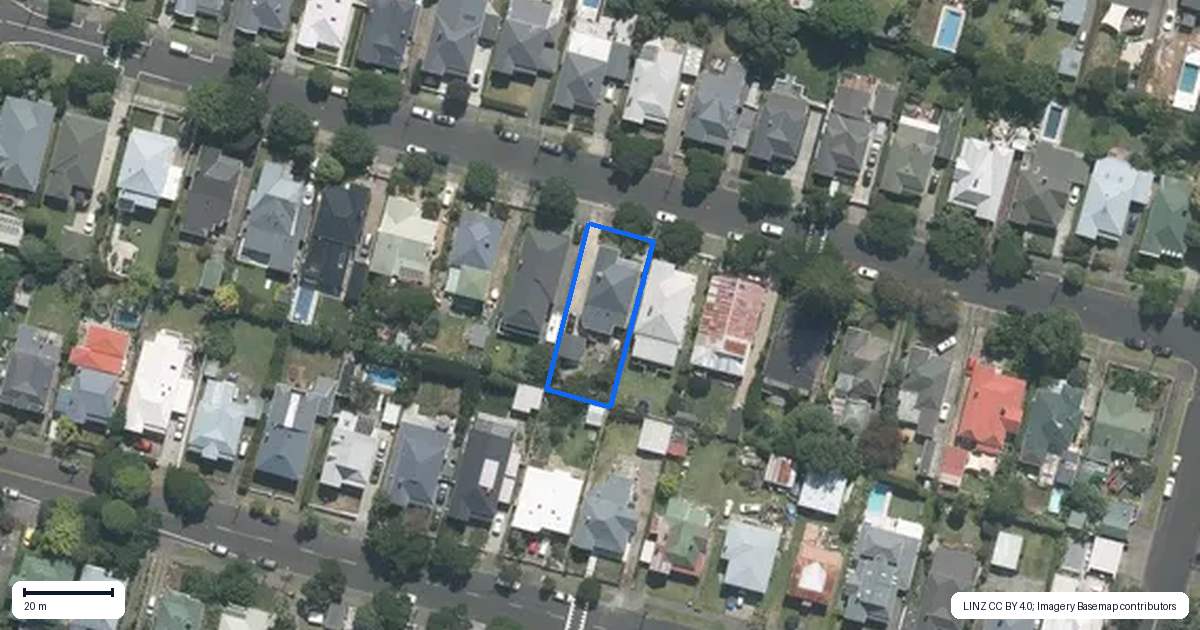 Property context map for 42 King Edward Street, Mount Eden, Auckland