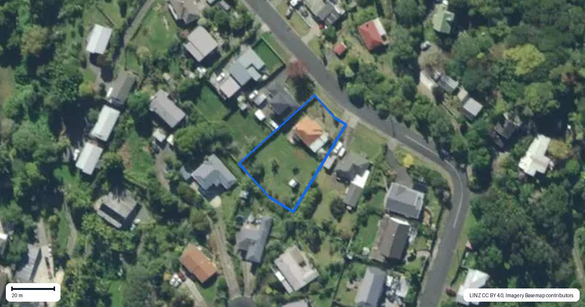 Property context map for 22 Commins Road, Onerahi, Whangarei