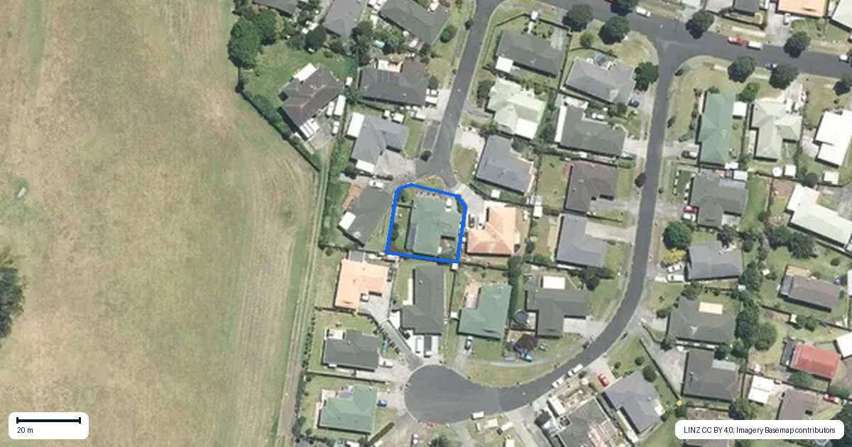 Property context map for 9 Footwide Place, Weymouth, Auckland