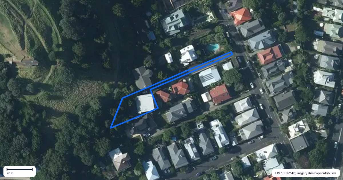 Property context map for 41A Church Street, Devonport, Auckland