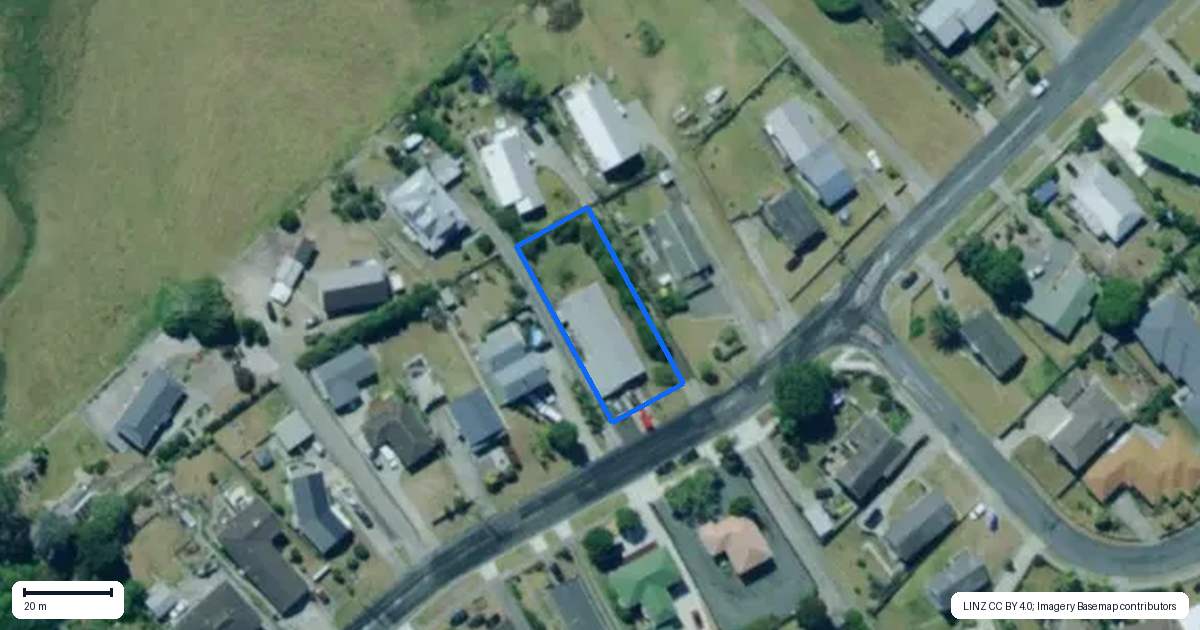 Property context map for 54 Montgomery Avenue, Dargaville