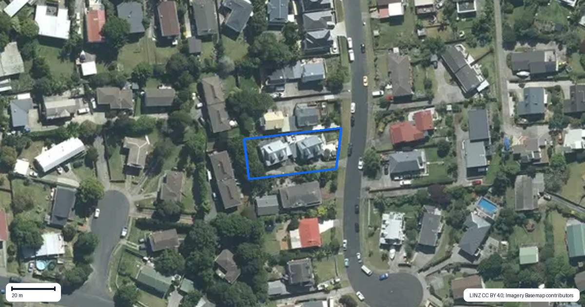 Property context map for 6A Ceramco Place, Torbay, Auckland