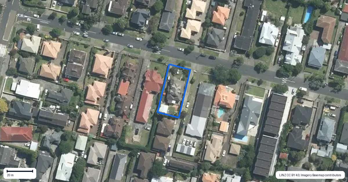 Property context map for 20 King Edward Avenue, Epsom, Auckland