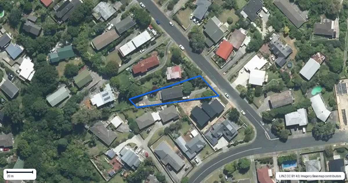 Property context map for 25 Geoffrey Road, Torbay, Auckland
