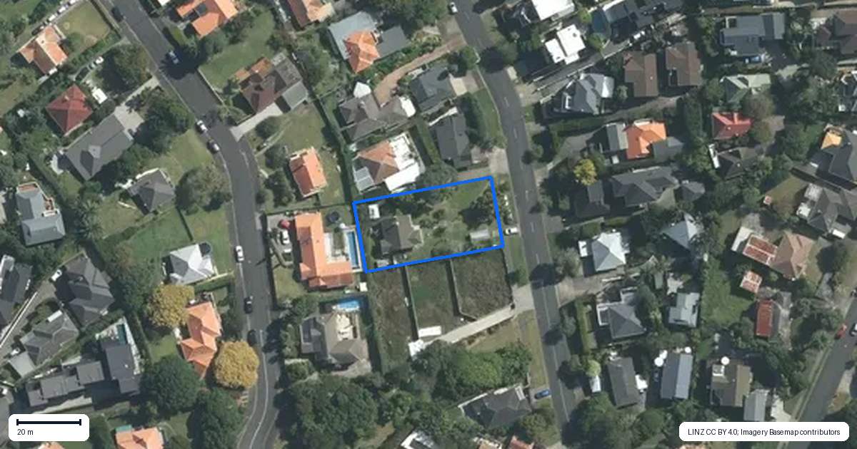 Property context map for 75 Reihana Street, Orakei, Auckland