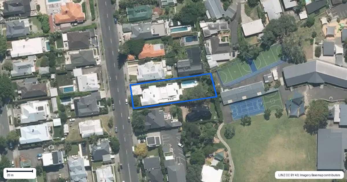 Property context map for 3 Masons Avenue, Herne Bay, Auckland
