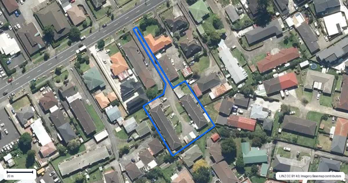 Property context map for 5/29A Hoteo Avenue, Papatoetoe, Auckland