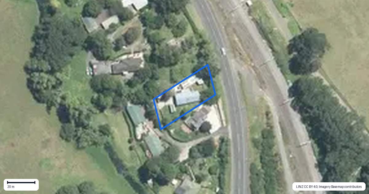 Property context map for 1134A Paerata Road, Paerata, Pukekohe