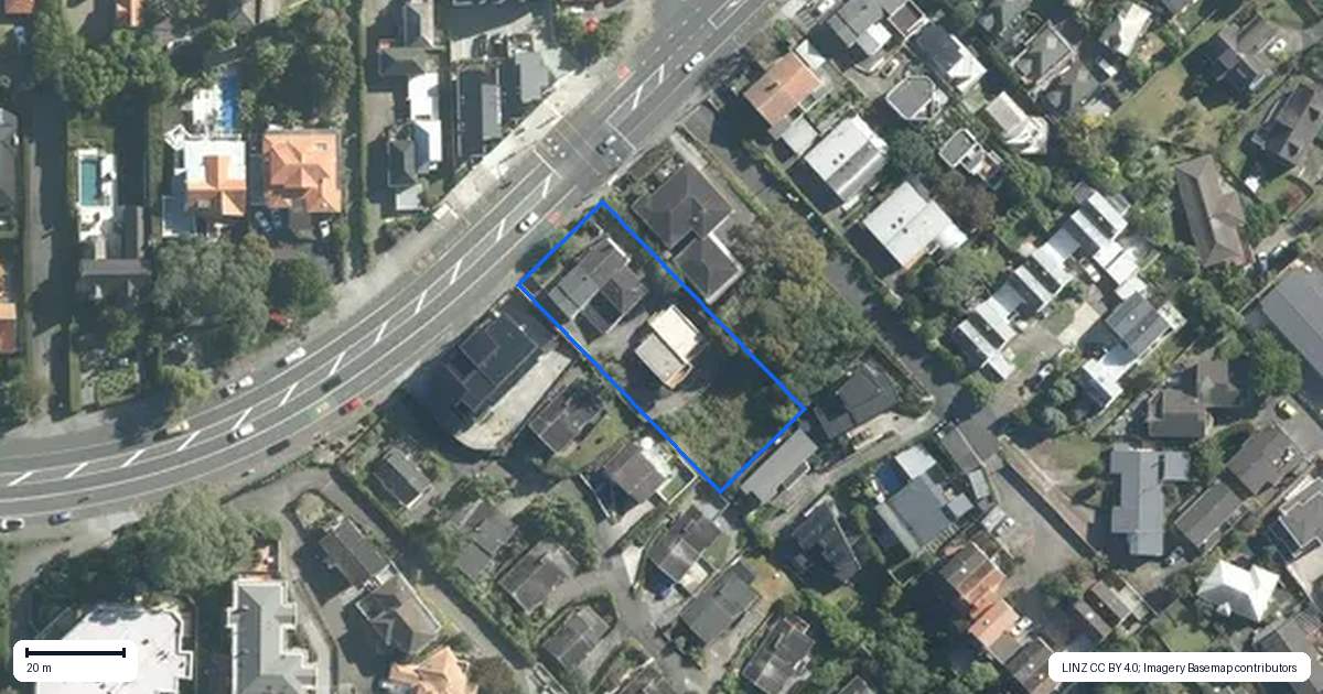 Property context map for 721B Remuera Road, Remuera, Auckland