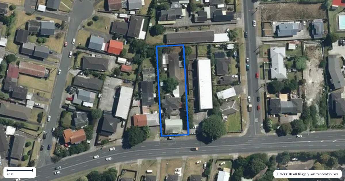 Property context map for 332D Ellerslie-Panmure Highway, Mount Wellington, Auckland