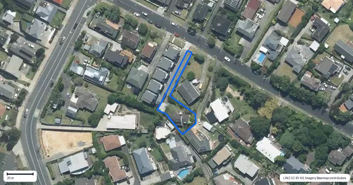 Property context map for 38 Belmont Terrace, Milford, Auckland