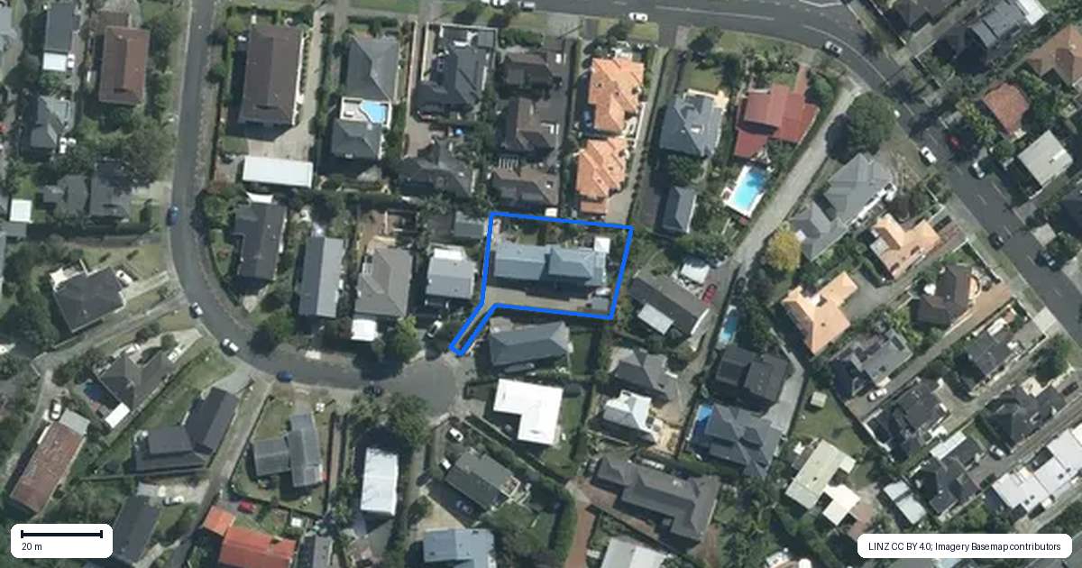 Property context map for 2/12 Piccadilly Place, Kohimarama, Auckland