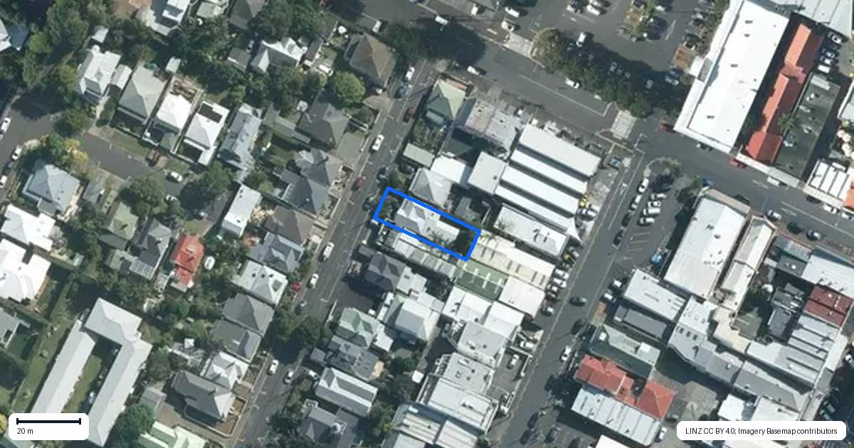 Property context map for 24 Anne Street, Devonport, Auckland