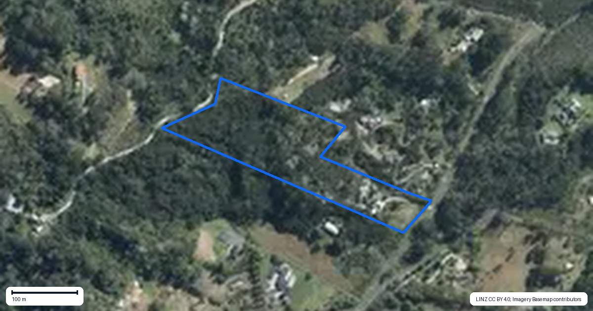 Property context map for 79 Haigh Access Road, Redvale, Auckland