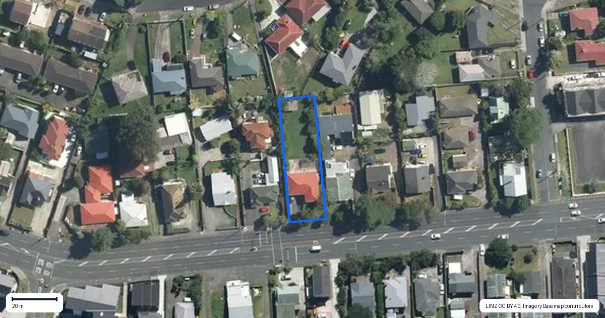 Property context map for 3179 Great North Road, New Lynn, Auckland