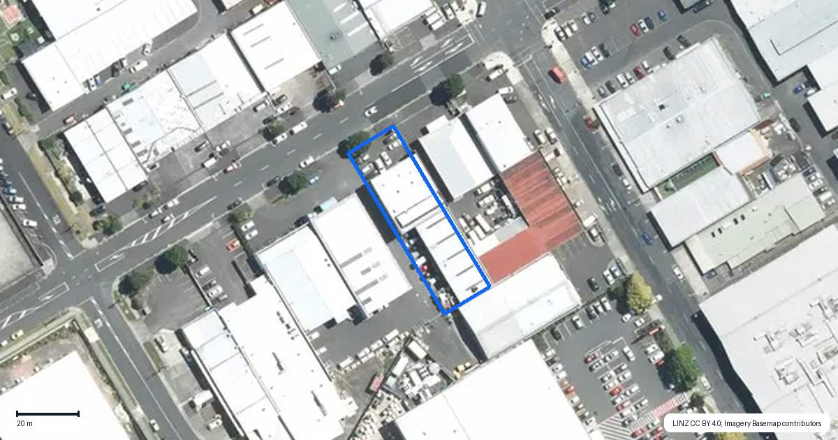Property context map for 1/16 Elliot Street, Papakura