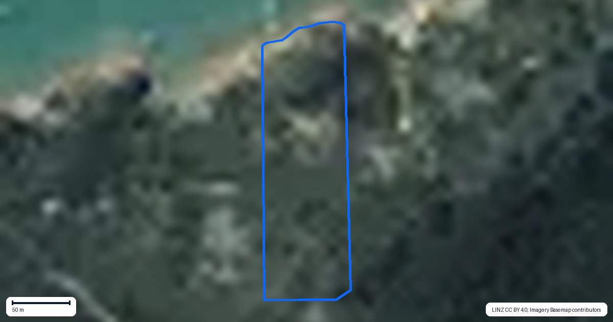 Property context map for 165 Bon Accord Harbour, Kawau Island