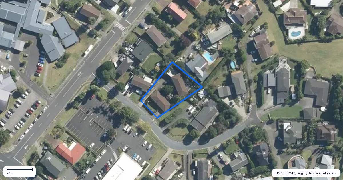 Property context map for 3B Royalty Rise, Red Beach, Whangaparaoa