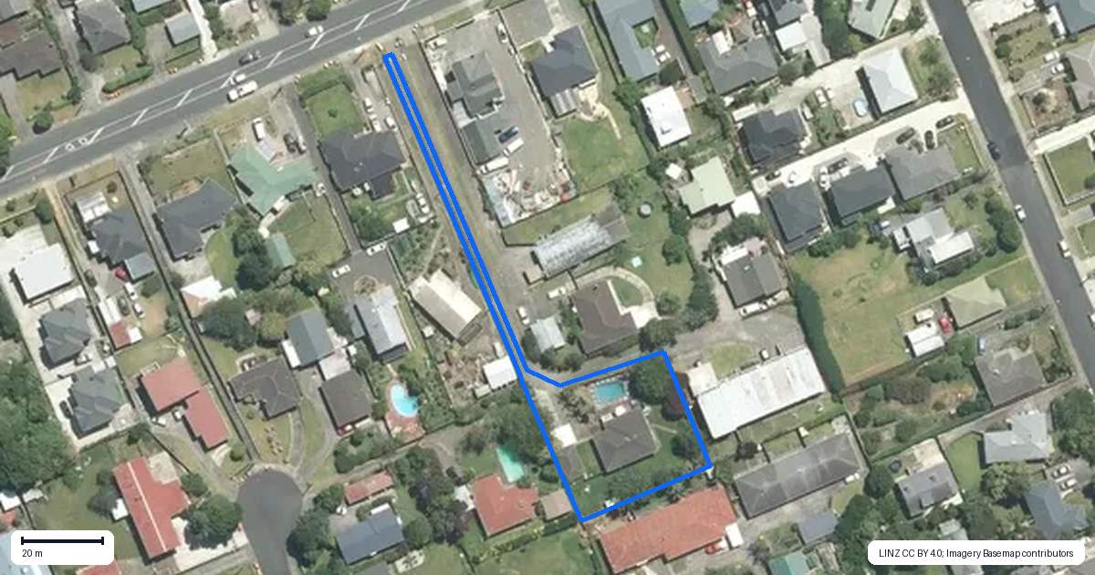 Property context map for 21 Orams Road, Hillpark, Auckland