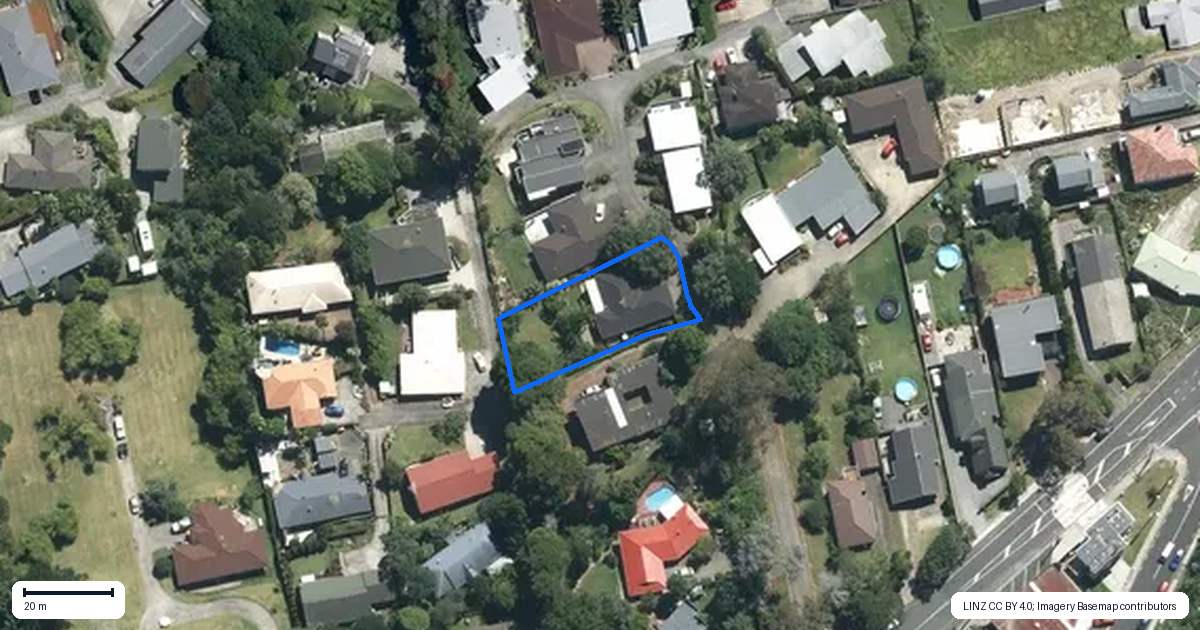 Property context map for 103C Glengarry Road, Glen Eden, Auckland