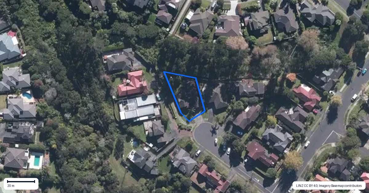 Property context map for 9 Maryann Place, Greenhithe, Auckland