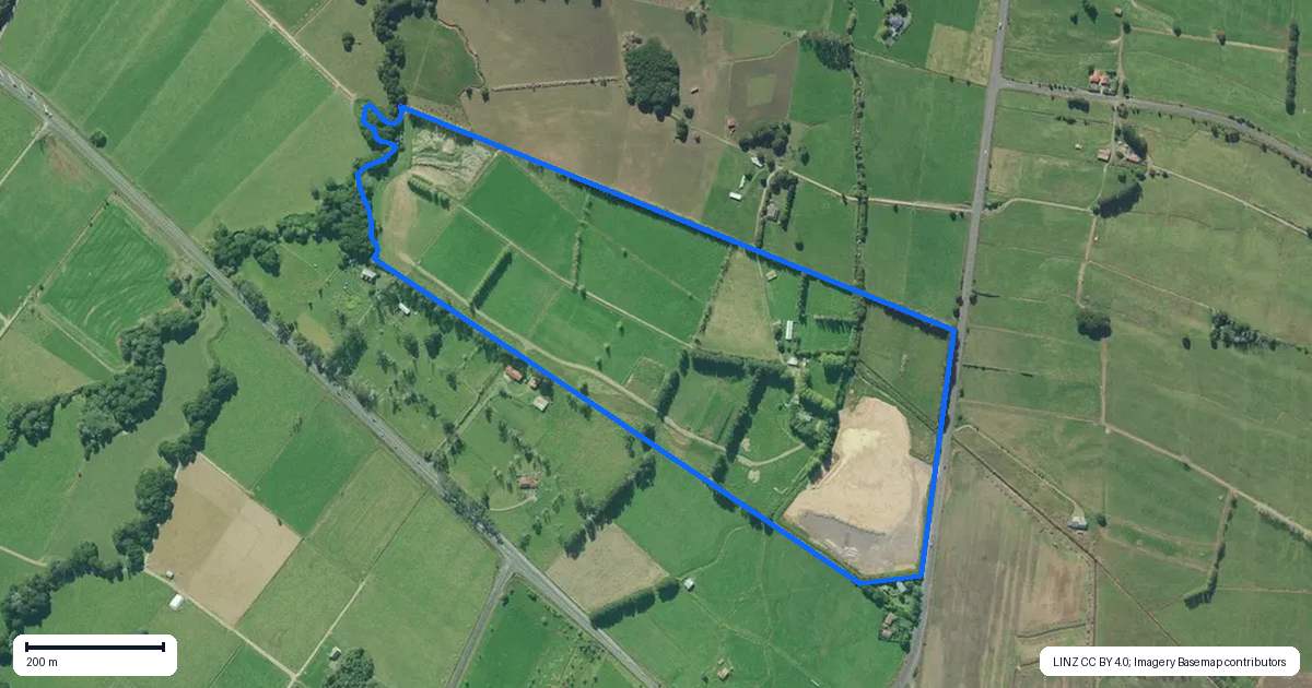 Property context map for 63 Port Marsden Highway, Ruakaka