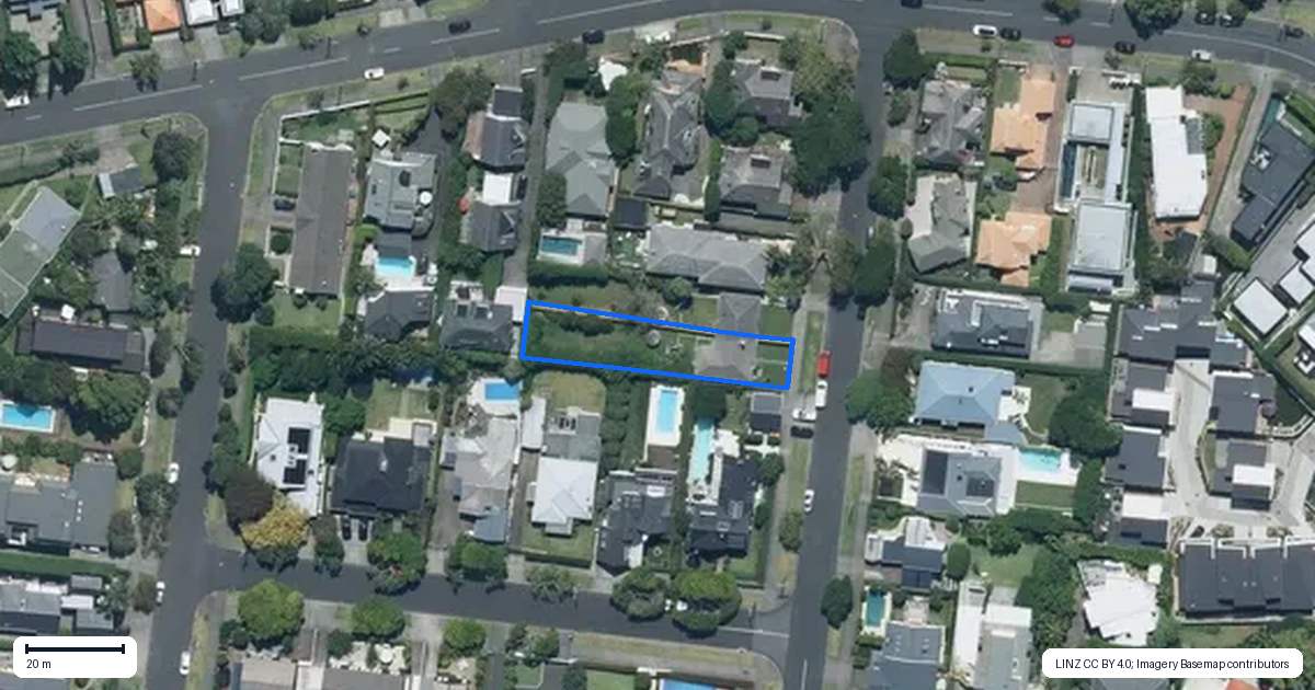 Property context map for 7 Raumati Road, Remuera, Auckland