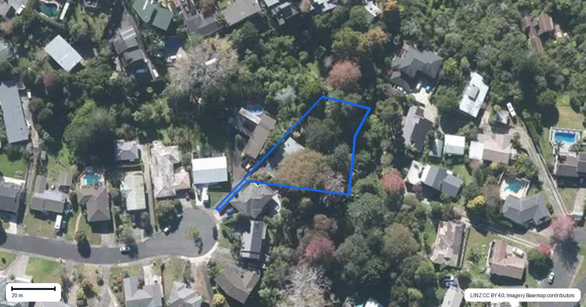 Property context map for 29 Kayeleen Place, Cockle Bay, Auckland