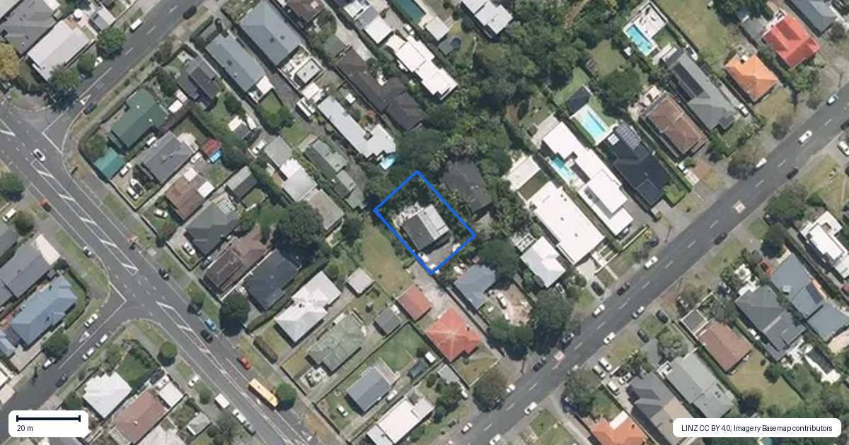 Property context map for 6A William Denny Avenue, Westmere, Auckland