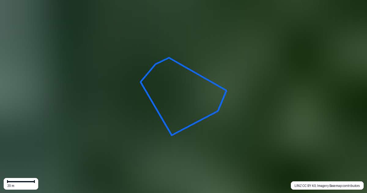 Property context map for 167 Shoal Bay Road, Great Barrier Island (Aotea Island)