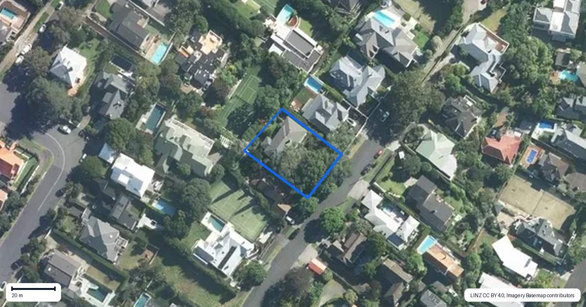 Property context map for 18 Westbourne Road, Remuera, Auckland