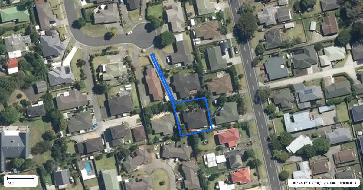 Property context map for 36 Kohanga Road, Mangere Bridge, Auckland