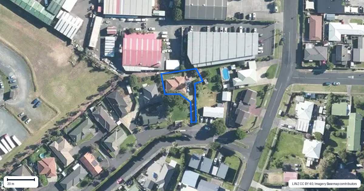 Property context map for 6 Magnolia Drive, Waiuku