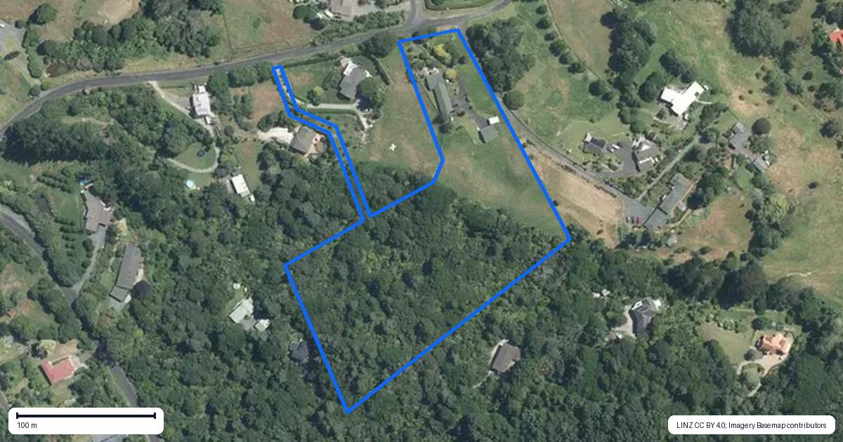 Property context map for 55 Coal Mine Road, Opaheke, Papakura
