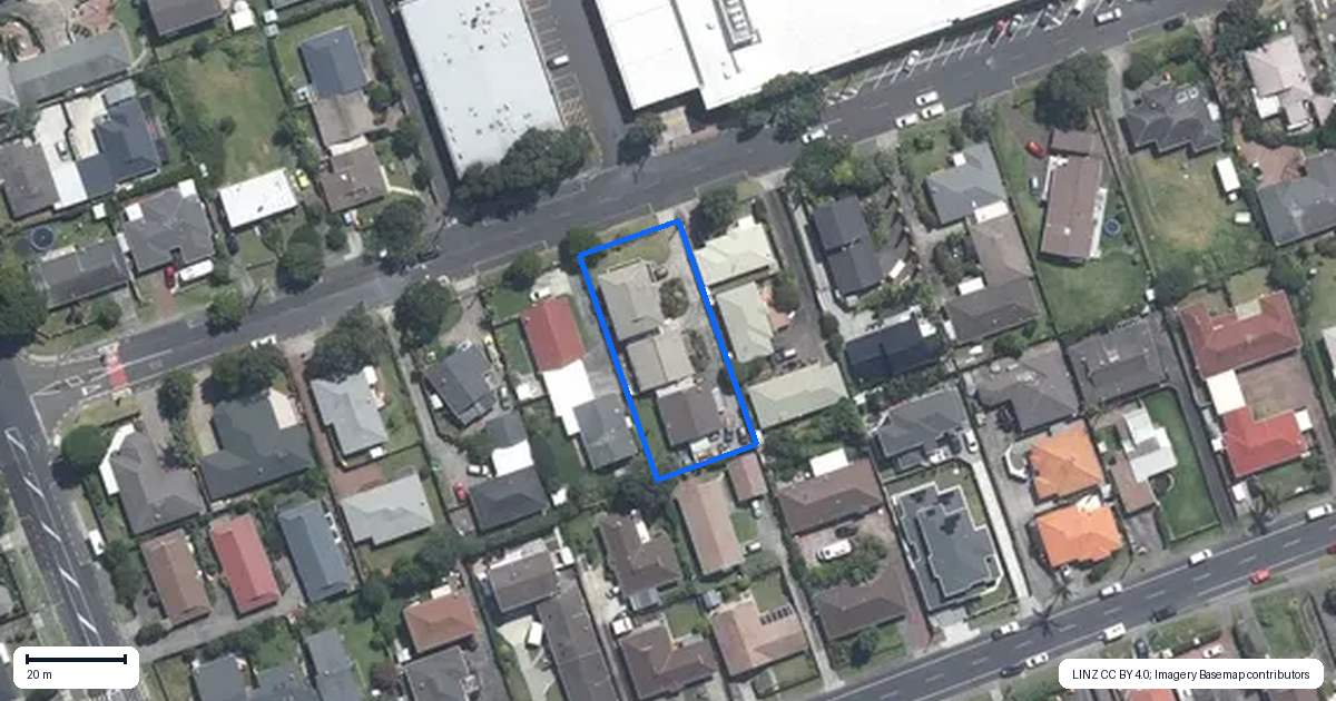 Property context map for 18B Moenui Avenue, Orewa