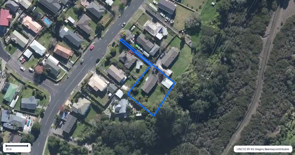 Property context map for 64 Harmel Road, Glendene, Auckland